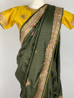 Load image into Gallery viewer, Designer Saree - Pure Dola Silk With embroidery
