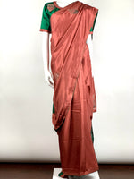 Load image into Gallery viewer, Designer Saree - Pure100% jacquard Satin Crepe Applique Work Saree
