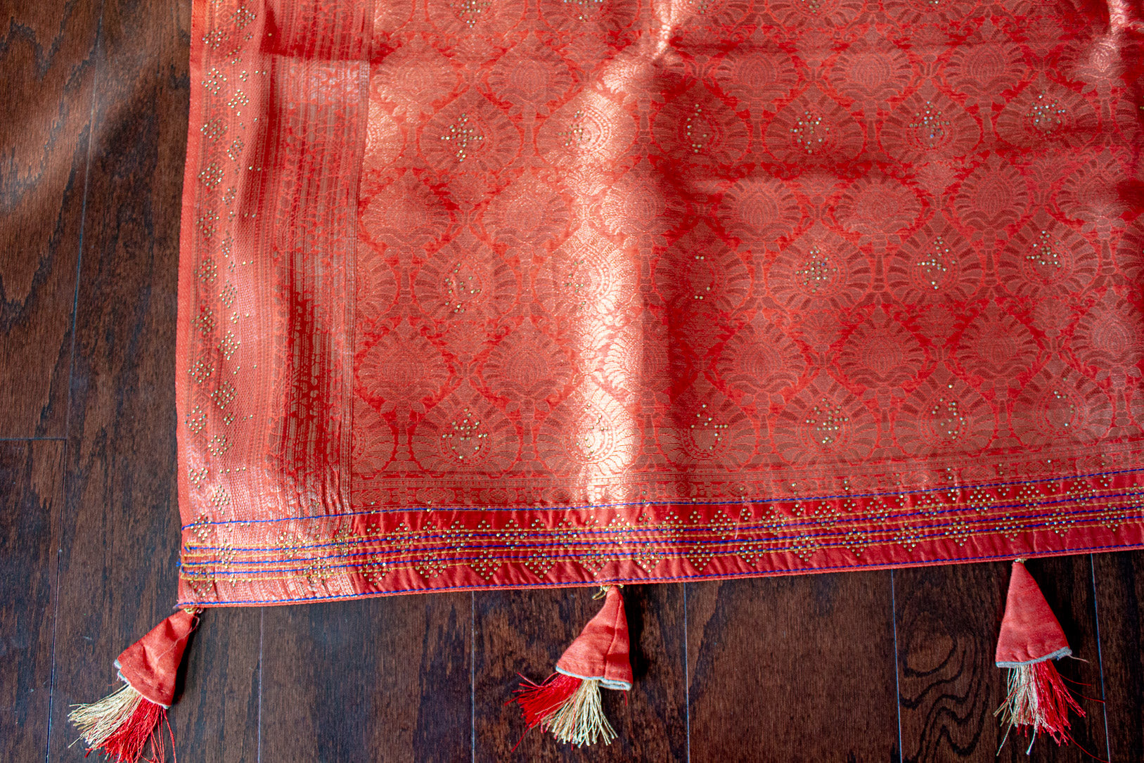 Designer Saree - Banaras Soft Linen Weaved Saree With Swarovski stone