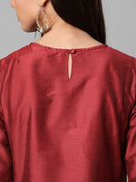 Load image into Gallery viewer, Women Kurta and Pant Set Silk Blend
